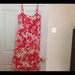 Floral spaghetti strap dress!